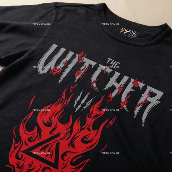 Футболка c принтом The Witcher - Igni F0694 фото
