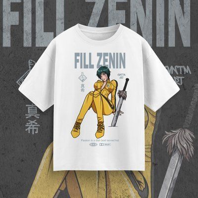 Футболка c принтом Fill Zenin WE F0966W фото