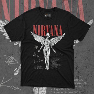 Футболка c принтом Nirvana - In Utero F0951 фото