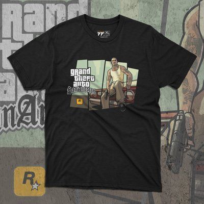 Футболка с принтом GTA San Andreas #6 F0753 фото
