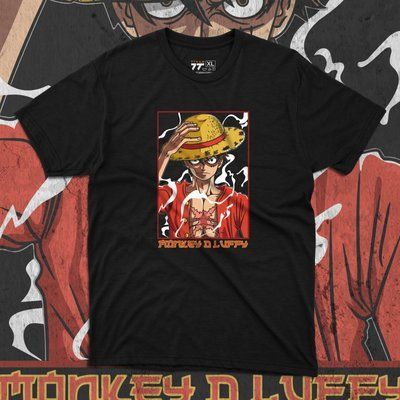 Футболка c принтом Ван Пис - Monkey D Luffy F0234 фото