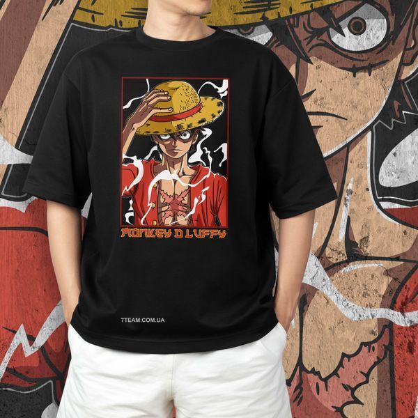 Футболка з принтом Ван Піс - Monkey D Luffy F0234 фото