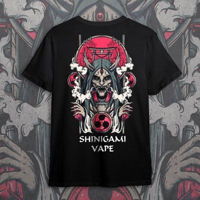 Футболка c принтом Shinigami Vape F0704 фото