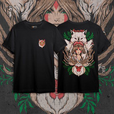 Футболка з принтом Princess Mononoke F0713 фото