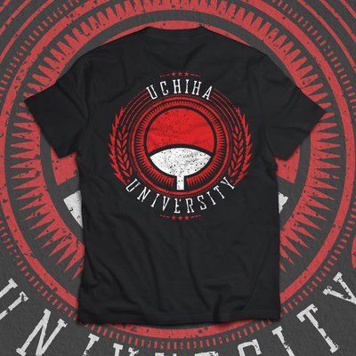 Футболка з принтом Наруто - Uchiha Red Edition F0733 фото