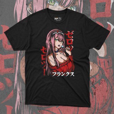 Футболка з принтом Zero Two F0546 фото