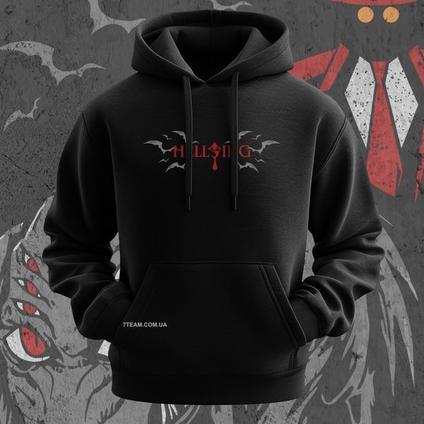 Худи c принтом Hellsing - Black Dog HD0736 фото