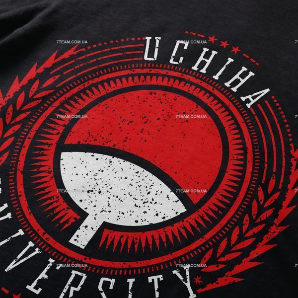Футболка c принтом Наруто - Uchiha Red Edition F0733 фото