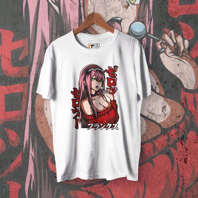 Футболка з принтом Zero Two WE F0546W фото