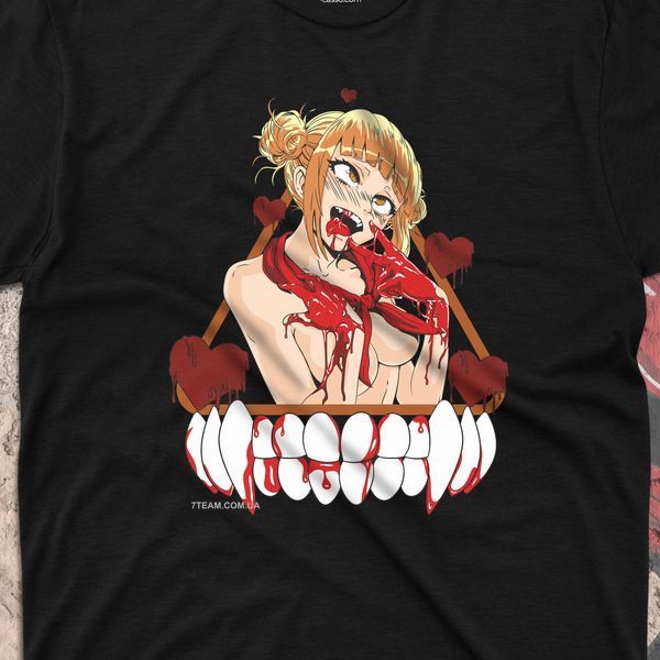 Футболка з принтом Моя Геройська Академія - Хіміко Тога 2 F0555 фото