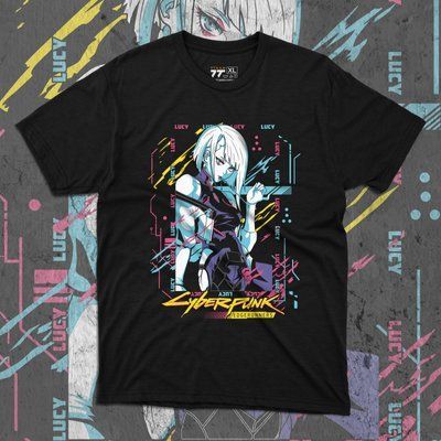 Футболка c принтом Cyber Punk - Lucy F0908 фото