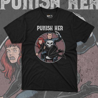 Футболка c принтом Punish Her F0986 фото