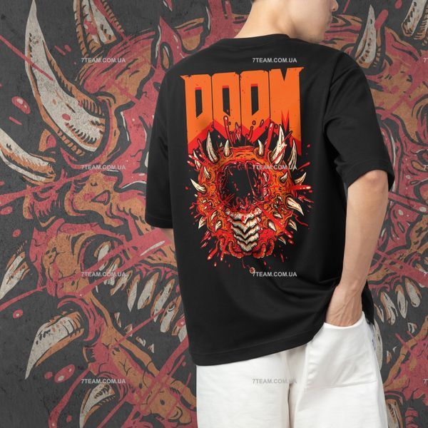 Футболка c принтом Doom - Cacodemon F0725 фото