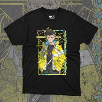 Футболка c принтом Cyber Punk - David 2 F0910 фото