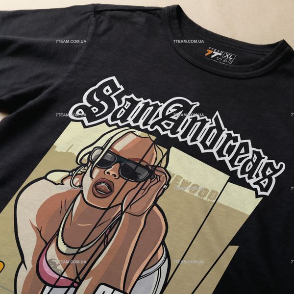Футболка з принтом GTA San Andreas #1 F0748 фото