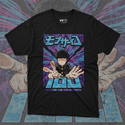 Футболка с принтом Mob Psycho #3 F0760 фото