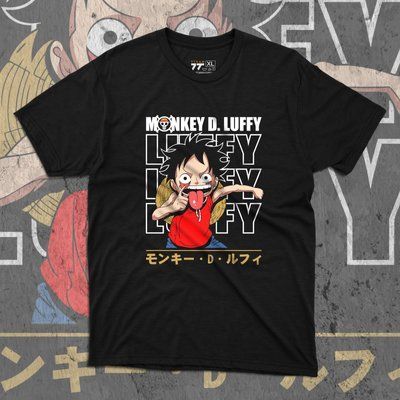 Футболка c принтом Ван Пис - Luffy Fun F0224 фото
