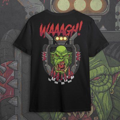 Футболка с принтом WarHammer 40K - Waaagh! F0710 фото