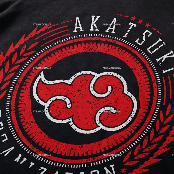 Футболка з принтом Наруто - Akatsuki Organization F0728 фото