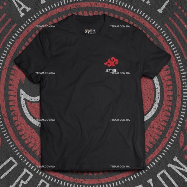 Футболка з принтом Наруто - Akatsuki Organization F0728 фото