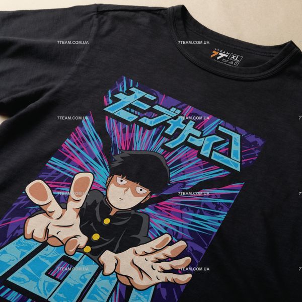 Футболка з принтом Mob Psycho #3 F0760 фото