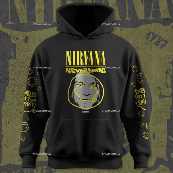 Худі з принтом Nirvana - Smile HD0953 фото